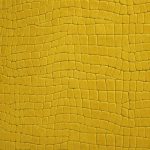 Δέρμα Σουέτ Κροκό 1.30-1.38m2 Κίτρινο Celery CR004Y