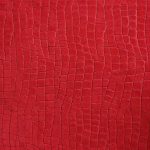 Δέρμα Σουέτ Κροκό 1.70-1.80m2 Κόκκινο Azalea CR007F