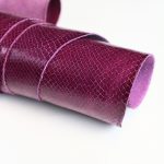 Σταμπωτό Δέρμα Φίδι 1.25-1.40m² Burgundy 2305DS