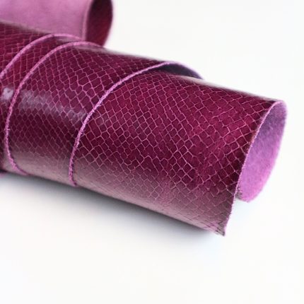 Σταμπωτό Δέρμα Φίδι 1.25-1.40m² Burgundy 2305DS