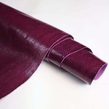 Σταμπωτό Δέρμα Φίδι 1.25-1.40m² Burgundy 2305DS